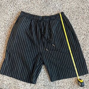 Shein, Boys/Men Shorts, Black and White stripe, Size Small